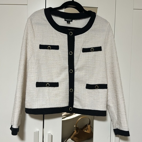 Black and white Tweed Jacket - Picture 4 of 5